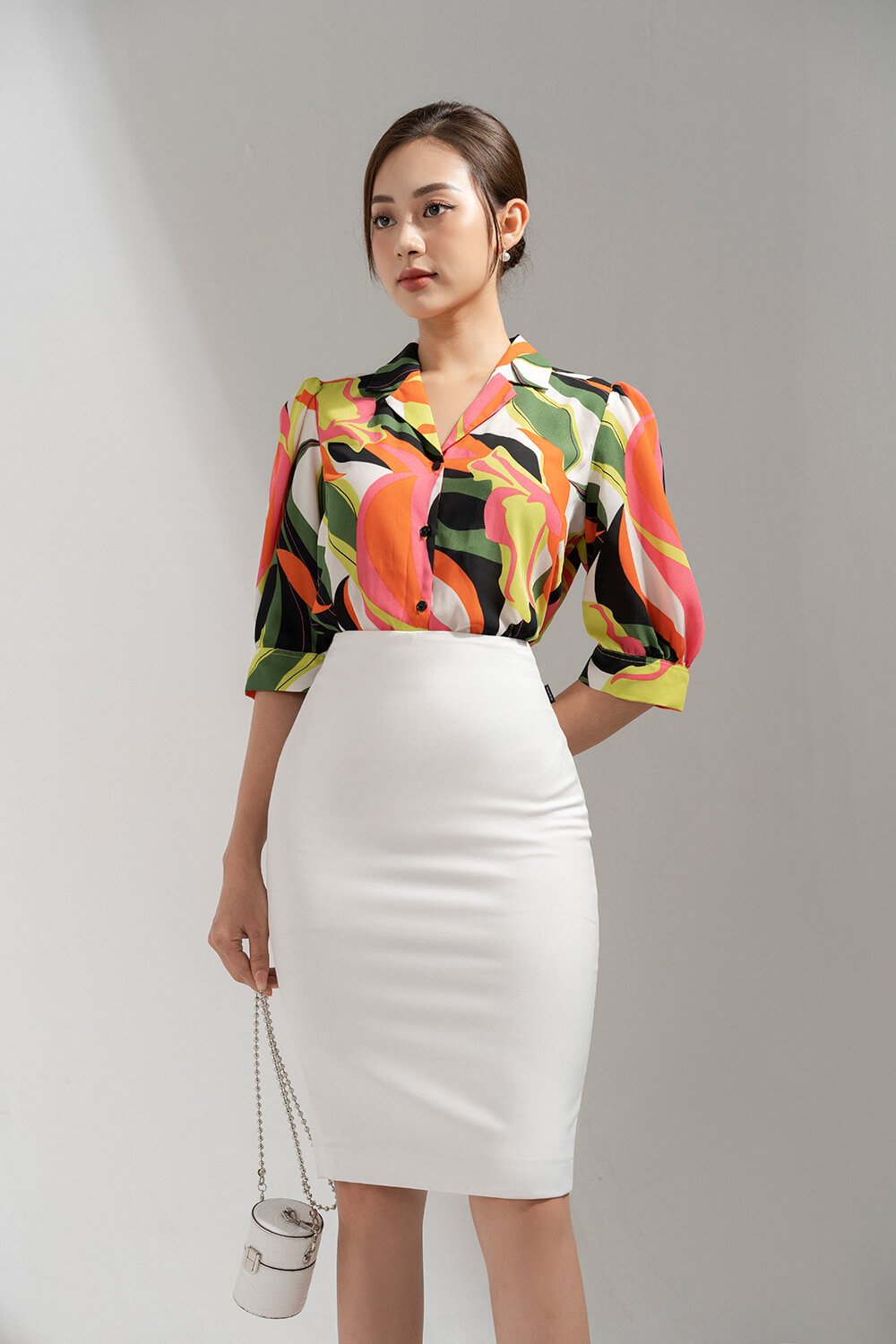 Váy bút chỉ 21 04 trắng3