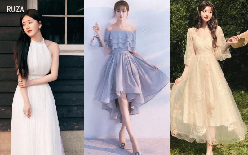 Xu hướng thời trang Tết 2023: Outfits nàng không thể bỏ qua 5 Mặc đầm xòe công chứ trong dịp tết