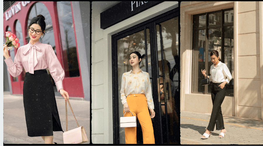 Outfit là gì? Gợi ý 7+ outfit đẹp thịnh hành nhất hiện nay? 4 Outfit công sở với áo sơ mi