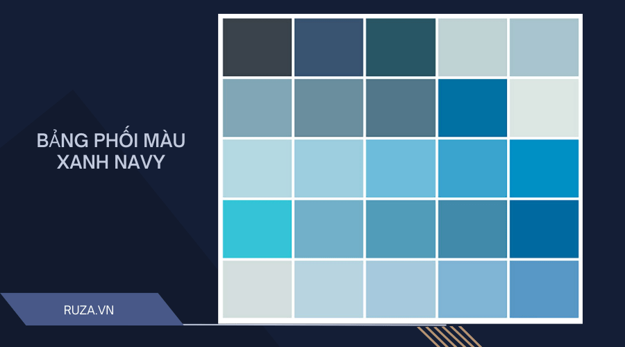 Màu xanh navy là gì? Phối đồ màu xanh navy như thế nào cho thu hút? 5 Bảng phối màu xanh navy