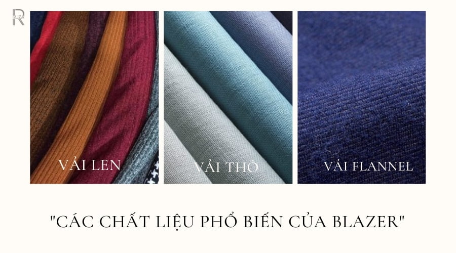 Các loại vải thường dùng của blazer