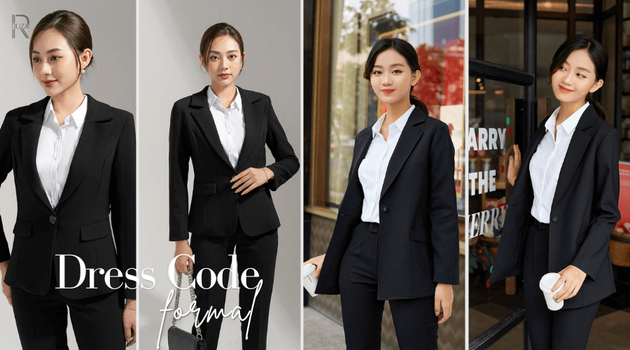 Dress code là gì? Quy tắc giúp bạn cuốn hút trong bộ dress code 4 Formal Dress Code