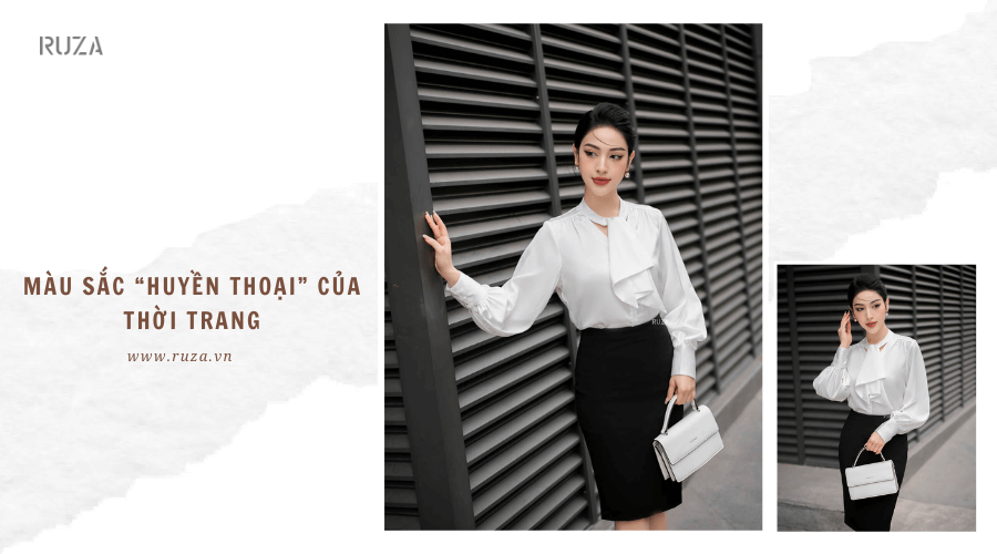 Màu trắng kết hợp với màu gì để có một outfit hoàn hảo 4 Màu sắc huyền thoại thời trang