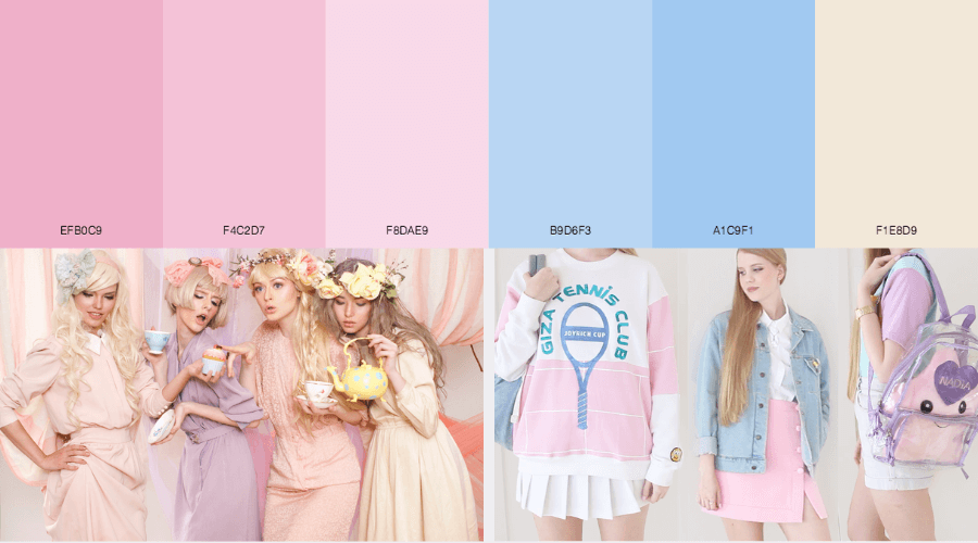 Ý nghĩa của màu pastel