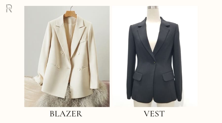 Phân biệt áo blazer với vest
