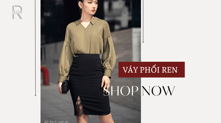 Top Các Mẫu Váy Đẹp Nhất Hiện Nay Nàng Nào Cũng Có 6 Váy công sở phối ren