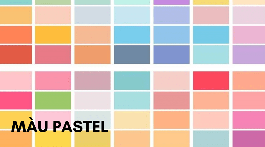 Lý do màu pastel được ưa chuộng