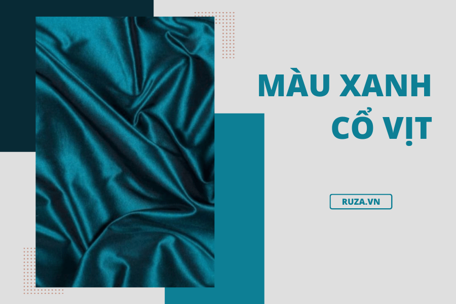 Tìm hiểu về màu xanh cổ vịt: Một tông màu đầy tính thẩm mỹ 1 Màu xanh cổ vịt là gì?