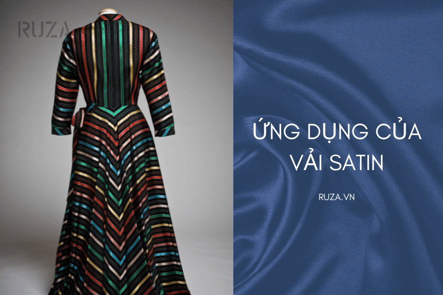 Ứng dụng của vải satin