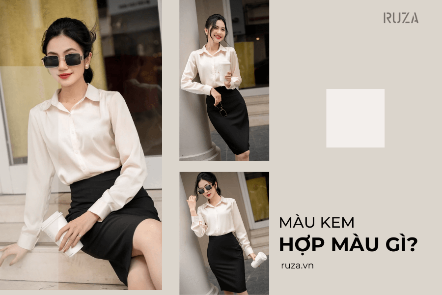 Màu kem hợp với màu gì? 10+ outfits cực đẹp với màu kem 1 Màu kem hợp với màu gì?