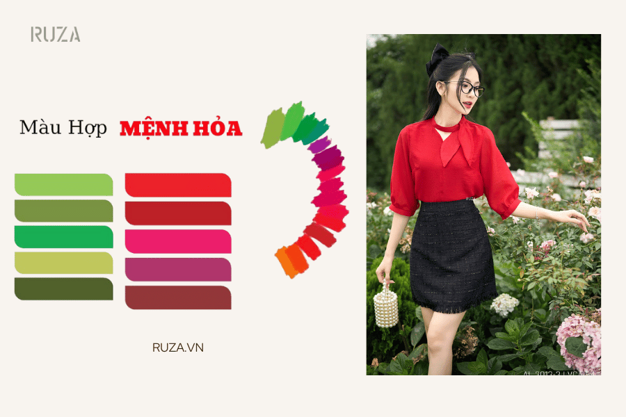 Tìm hiểu về màu sắc hợp mệnh trong thời trang 8 Màu sắc hợp mệnh hỏa