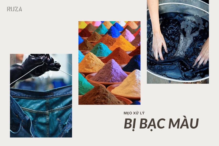 Mẹo xử lý quần jean bị bạc màu