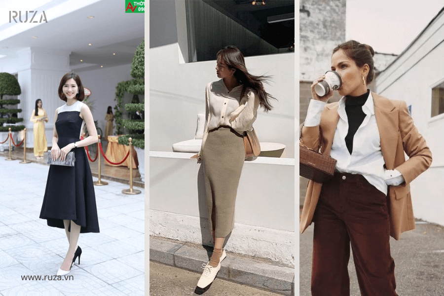 Cách phối đồ với tóc mullet nữ cực đẹp dành cho nàng 5 Phối đồ với tóc mullect: Đầm suông - Đầm ôm - Áo sơ mi và quần ôm
