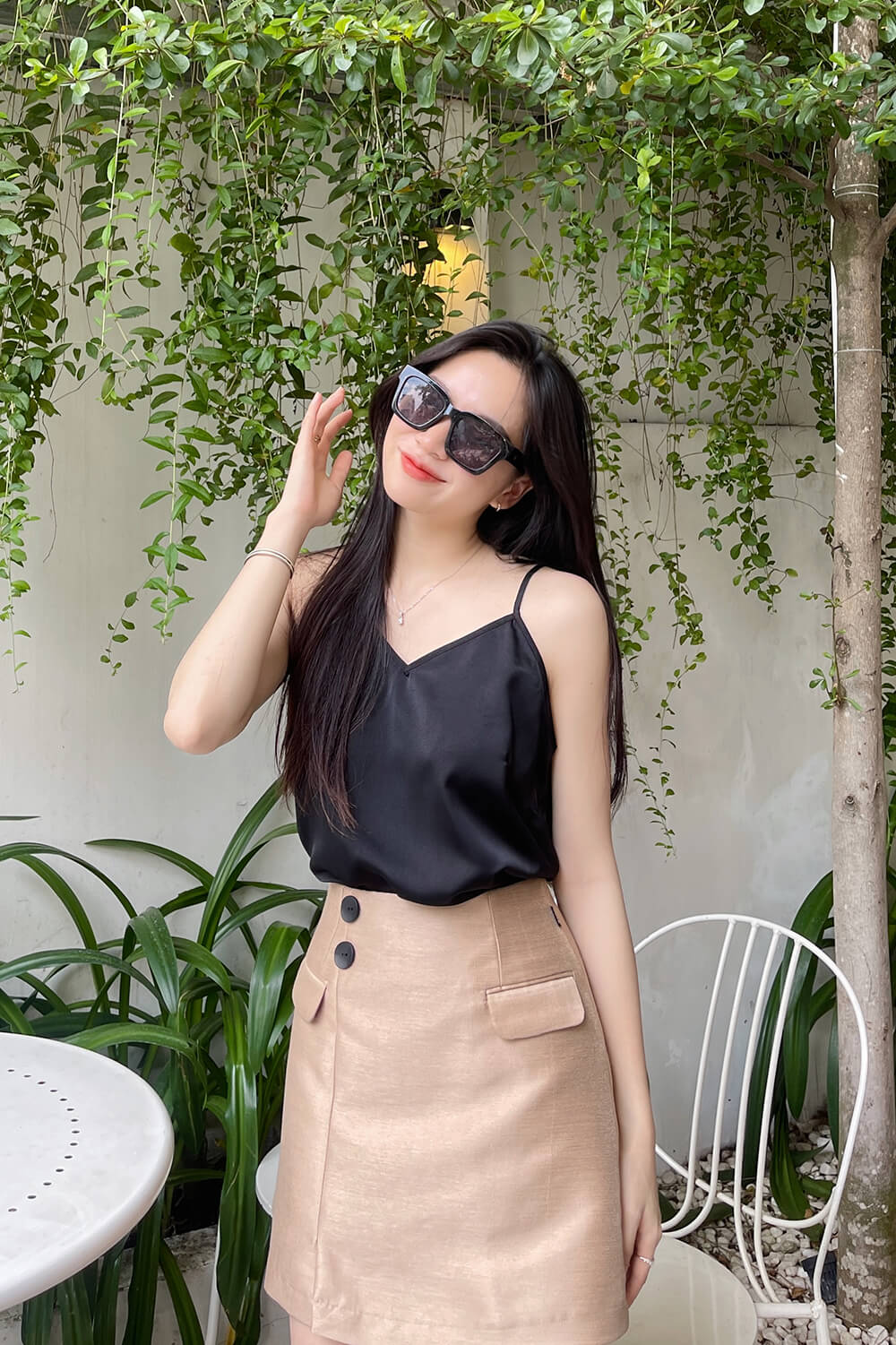 Áo dây T 001-2 đen pc1