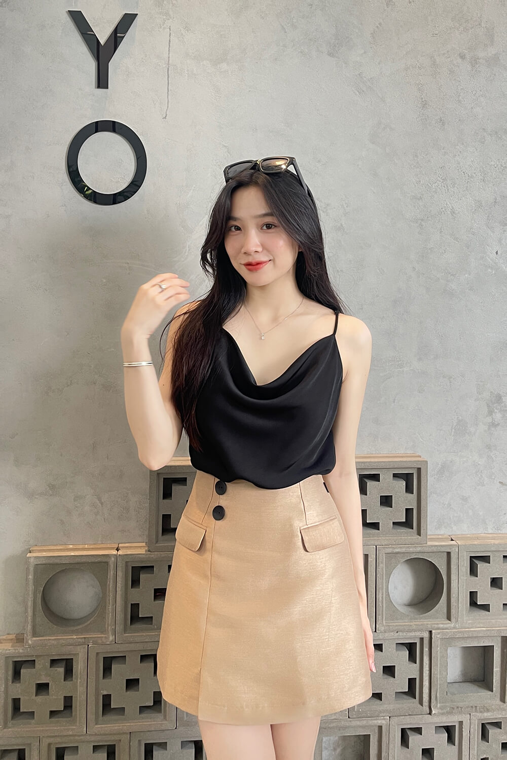 Áo dây T 002 đen pc2