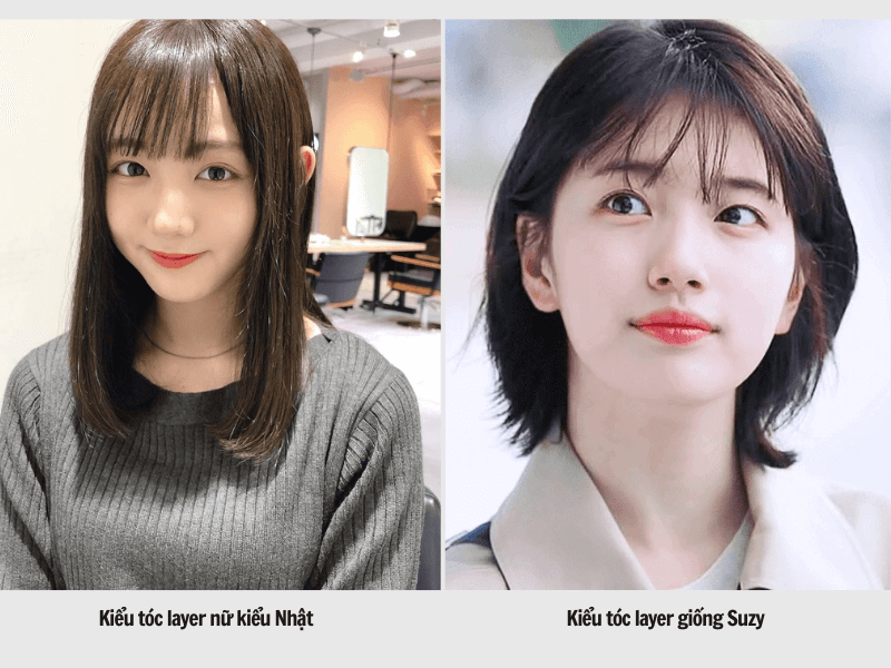 Top 30+ Kiểu Tóc Layer Nữ Đẹp Trẻ Trung Hợp Khuôn Mặt Nhất 2023 13 Tóc layer kiểu Nhật - Suzy