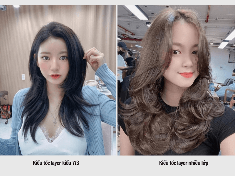 Top 30+ Kiểu Tóc Layer Nữ Đẹp Trẻ Trung Hợp Khuôn Mặt Nhất 2023 18 Layer kiểu 7/3 - tóc layer nhiều lớp