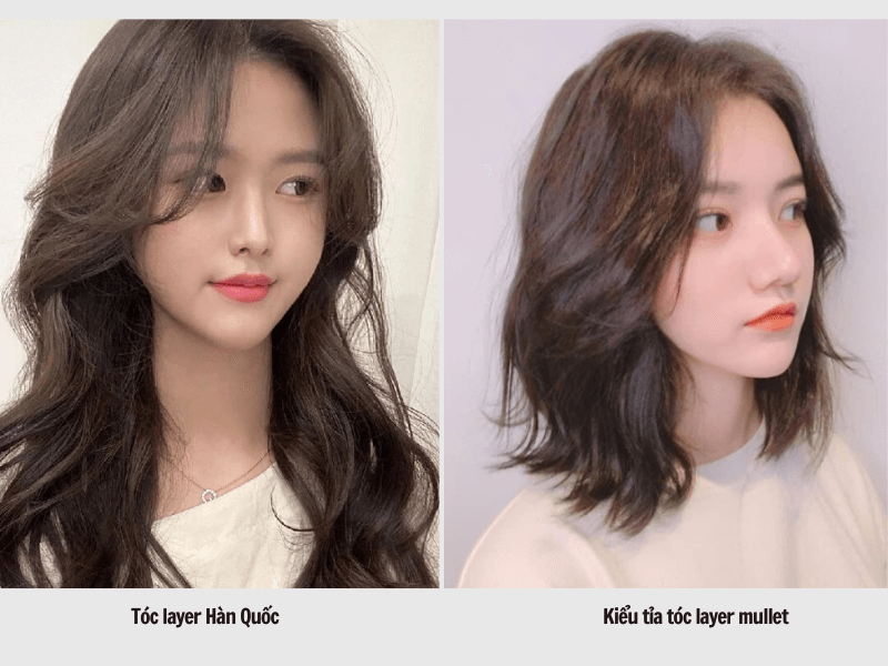 Top 30+ Kiểu Tóc Layer Nữ Đẹp Trẻ Trung Hợp Khuôn Mặt Nhất 2023 5 Tóc layer Hàn Quốc - Tóc layer Mullet