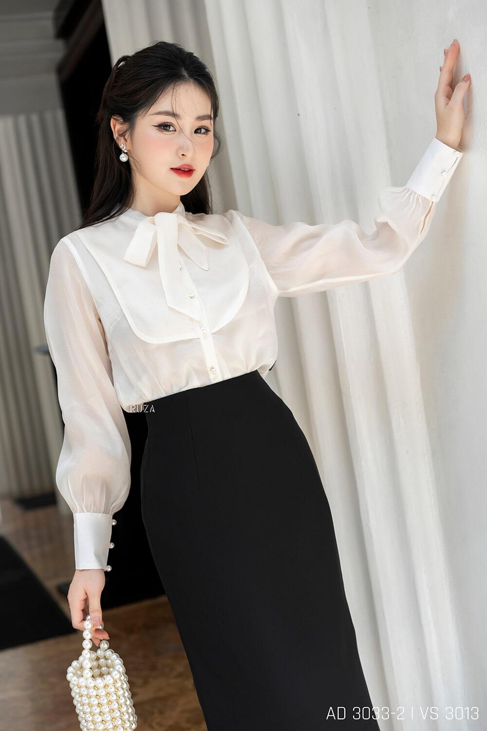 Áo sơ mi tay dài AD 3033-2 pc4