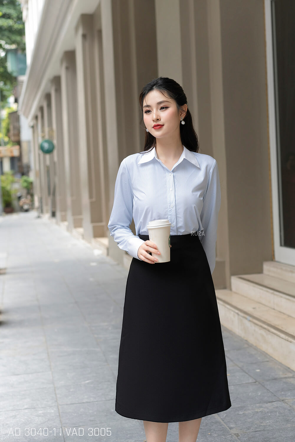 Áo sơ mi tay dài AD 3040-1 pc4