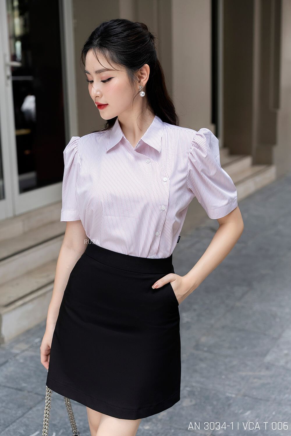 Áo sơ mi tay ngắn AN 3034-1 pc5