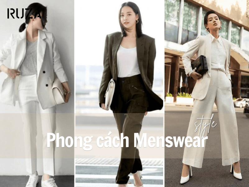 Phong cách Menswear là gì? Cách thể hiện phong cách menswear cho nữ 1 Phong cách Menswear là gì?