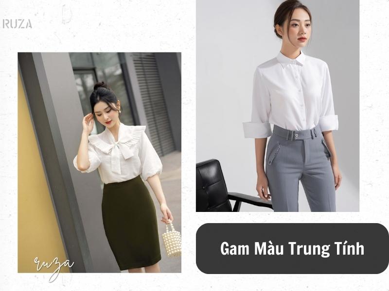 Chọn các gam màu trung tính