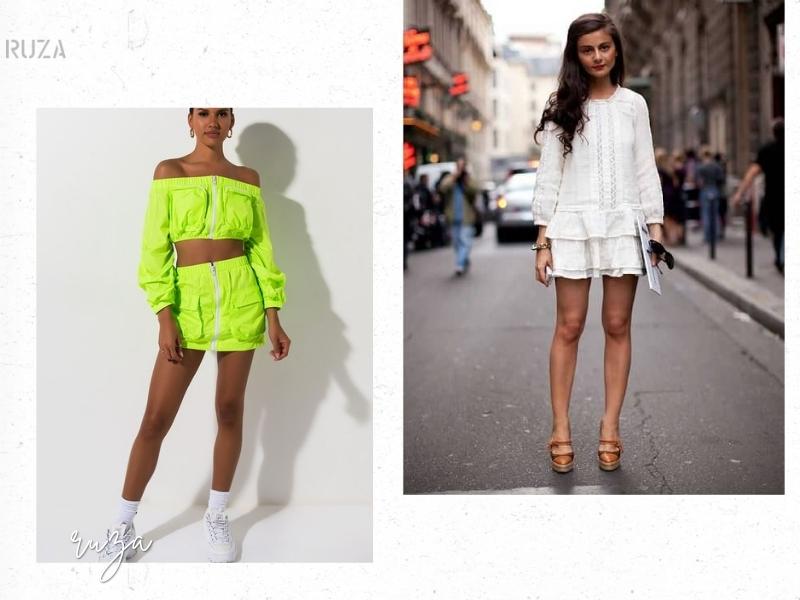 Hạn chế chọn màu neon hoặc trắng