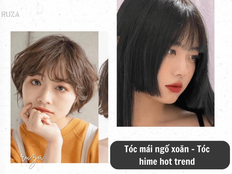 Mặt Tròn Để Tóc Gì? 31+ Kiểu Tóc Đẹp Cho Nàng Mặt Tròn 16 Tóc mái ngố - Tóc hime