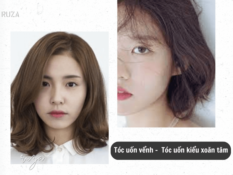 Mặt Tròn Để Tóc Gì? 31+ Kiểu Tóc Đẹp Cho Nàng Mặt Tròn 9 Tóc uốn vểnh - Tóc uốn kiểu xoăn tăm