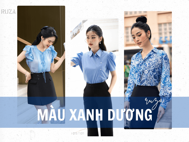 Tìm Hiểu Về Màu Xanh Dương Và Bí Quyết Phối Đồ Thời Trang 1 Màu xanh dương