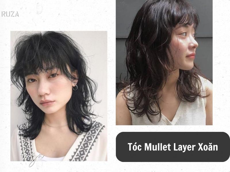 10+ Kiểu Tóc Mullet Layer Nữ Cá Tính, Năng Động 13 Tóc mullet layer xoăn
