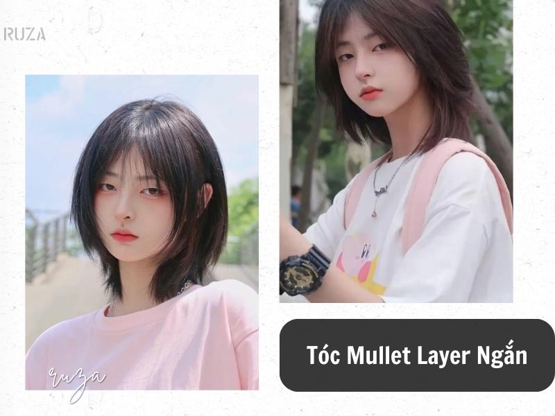10+ Kiểu Tóc Mullet Layer Nữ Cá Tính, Năng Động 4 Tóc mullet layer ngắn