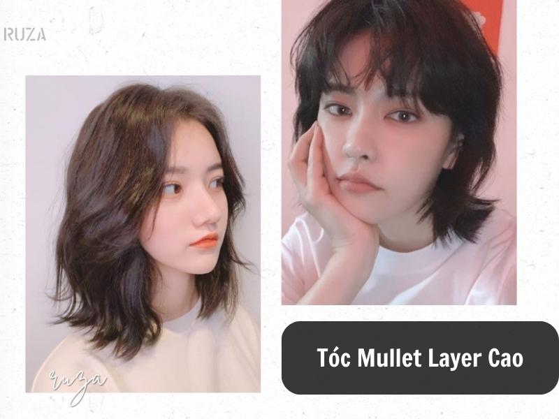 10+ Kiểu Tóc Mullet Layer Nữ Cá Tính, Năng Động 11 Tóc mullet layer cao