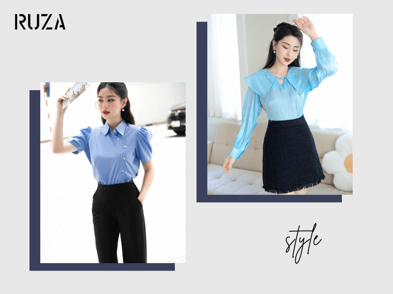 Chọn trang phục màu xanh dương cho người tuổi Tuất