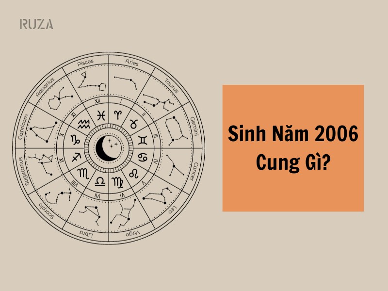 Người sinh năm 2006 thuộc cung gì?
