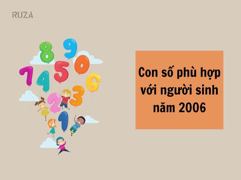 Số may năm cho người sinh năm 2006