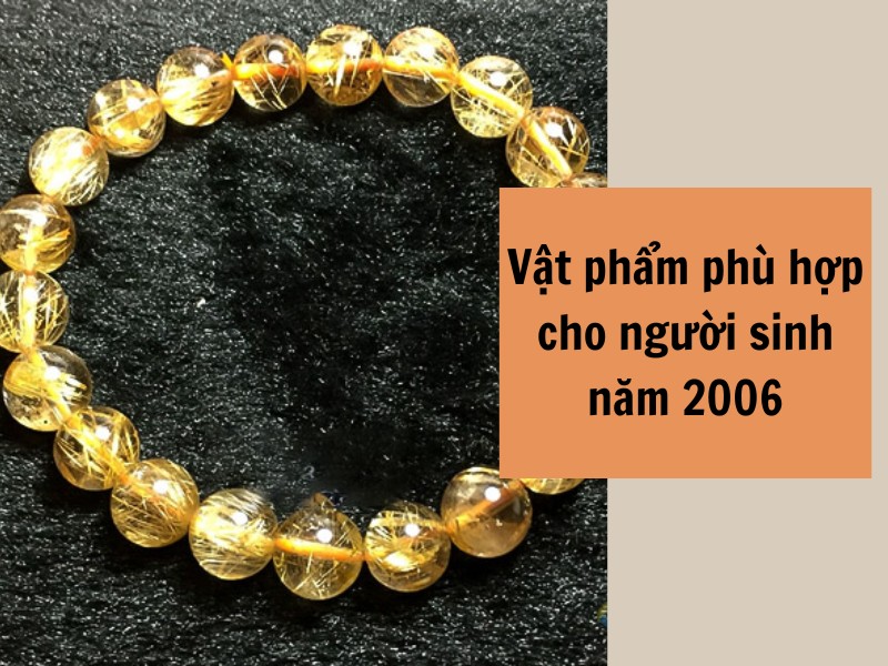 Vật phẩm phù hợp cho người sinh năm 2006