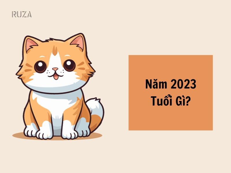 Năm 2023 tuổi con gì?