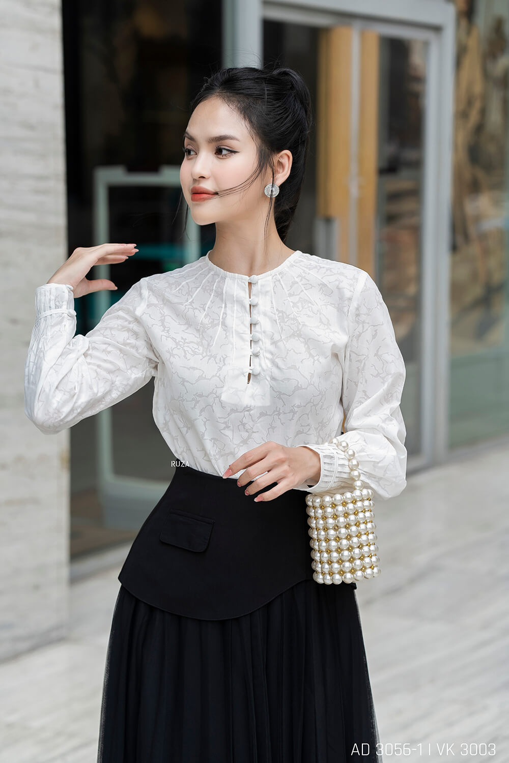 Áo sơ mi tay dài AD 3056-1 pc4
