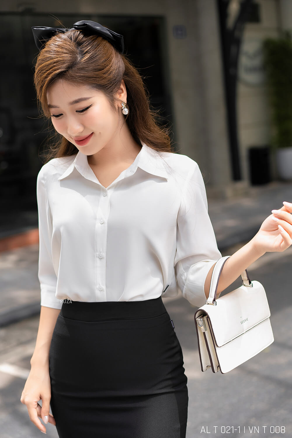 Áo sơ mi tay lỡ AL T 021-1 pc2