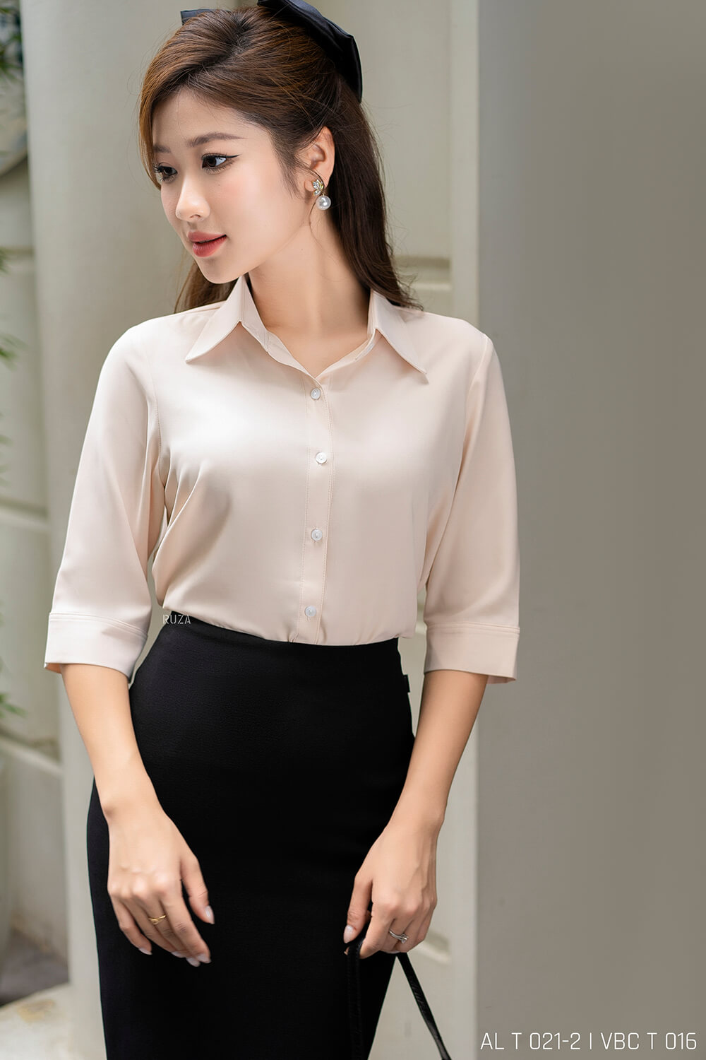 Áo sơ mi tay lỡ AL T 021-2 pc3