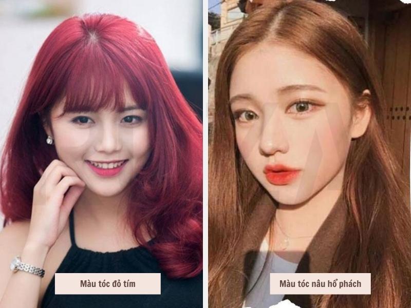 Top 20 Màu Tóc Sáng Da "Chất Lừ" Giúp Bạn Trẻ Trung, Cá Tính 13 Màu tóc đỏ tím - Màu nâu hổ phách
