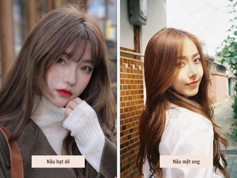Top 20 Màu Tóc Sáng Da "Chất Lừ" Giúp Bạn Trẻ Trung, Cá Tính 4 Màu tóc nâu hạt dẻ - Nâu mật ong