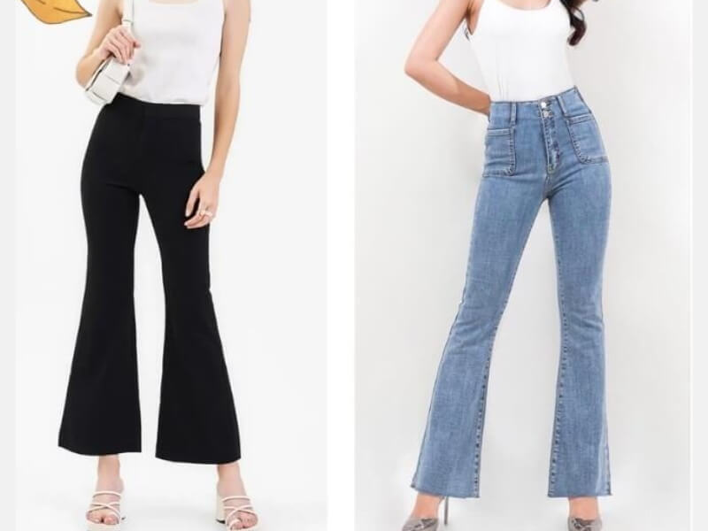 Quần Ống Loe Đen Phối Với Áo Gì? Mẹo Mix Đồ Sành Điệu 8 Bí quyết phối quần ống loe