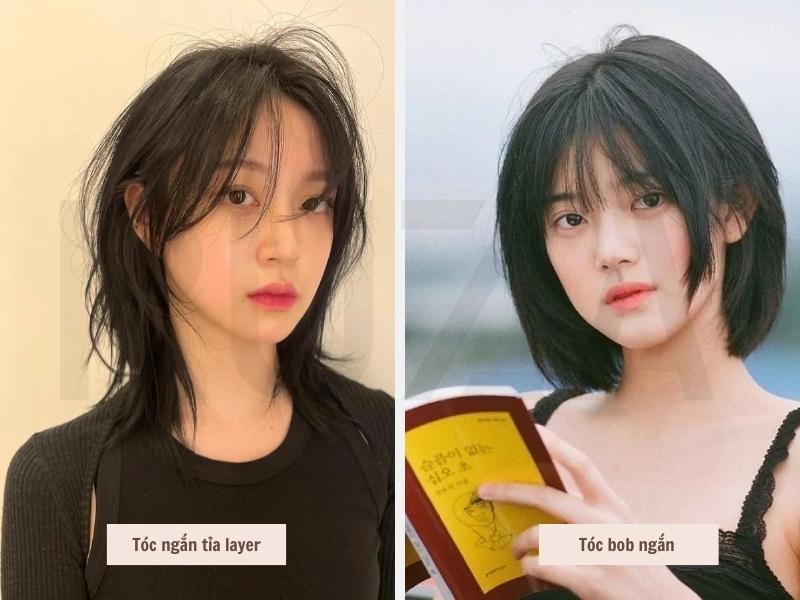 15+ Kiểu Tóc Ngắn Hack Tuổi, Trẻ Trung, Cá Tính 5 Tóc ngắn tỉa layer - Tóc bob ngắn