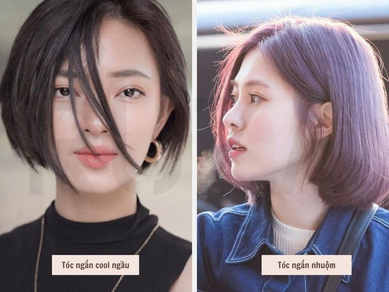15+ Kiểu Tóc Ngắn Hack Tuổi, Trẻ Trung, Cá Tính 10 Tóc ngắn nữ cool ngầu - Tóc ngắn nhuộm