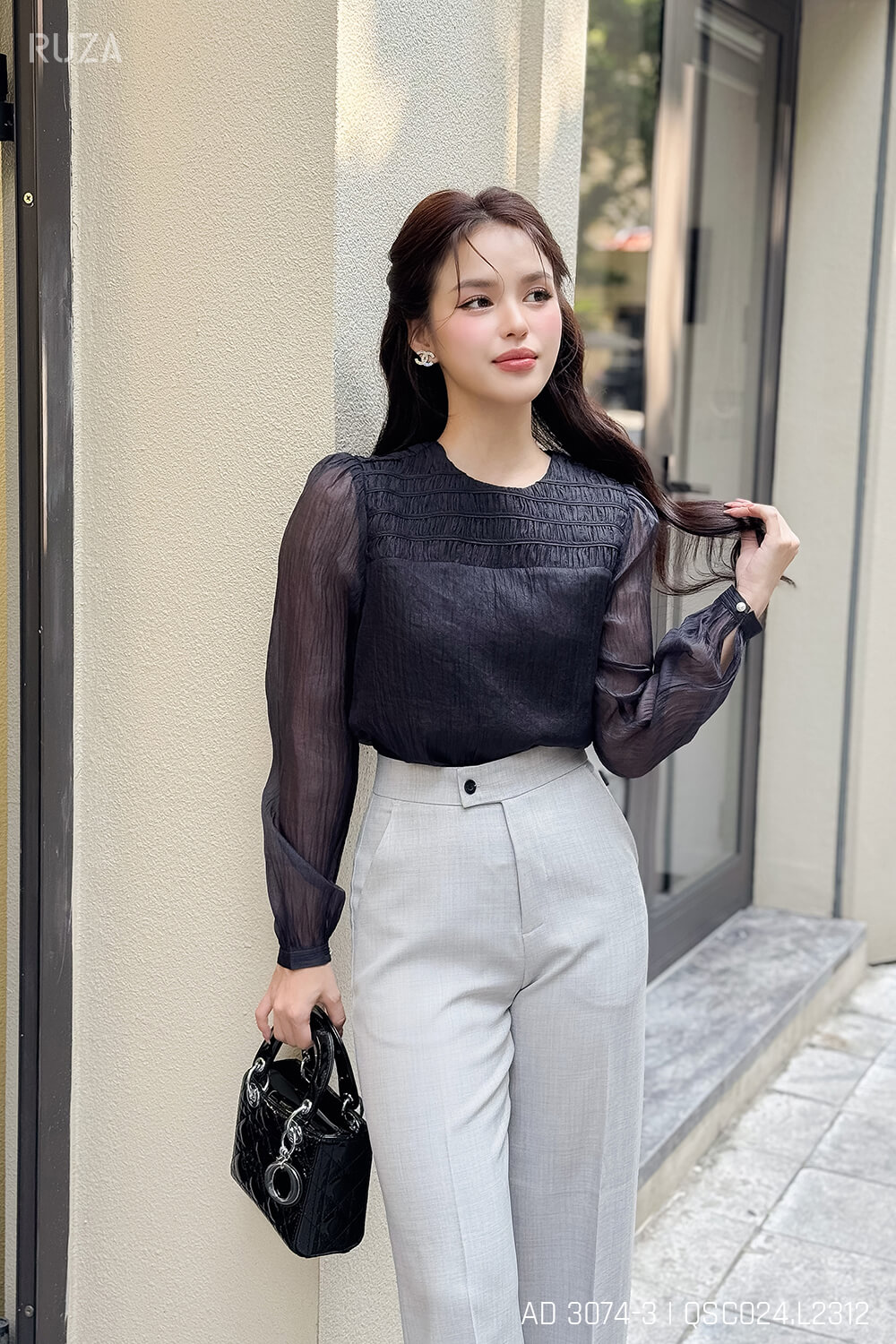 Áo sơ mi tay dài AD 3074-3 pc3