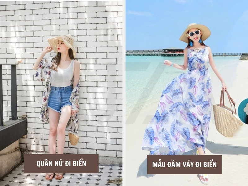 Đi Biển Nên Mặc Đồ Gì? Tổng Hợp Trang Phục Đi Biển Cực Chất 4 Quần và đầm để đi biển