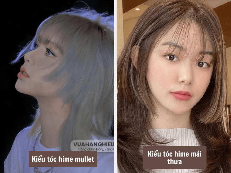 Top 10+ Kiểu Tóc Hime Cực Xinh Dành Cho Nữ 9 Tóc hime mullet - Tóc hime mái thưa